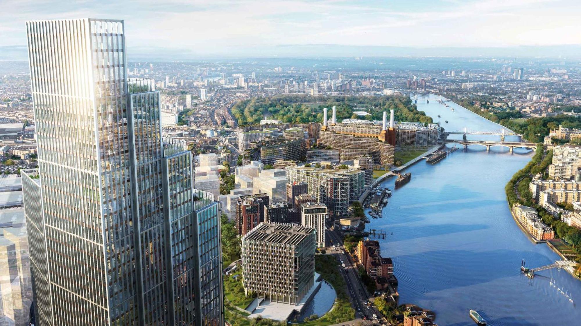 Battersea Power Station - Winter Garden Balcony & 1Gb Wifi - Luxurylondonstays エクステリア 写真