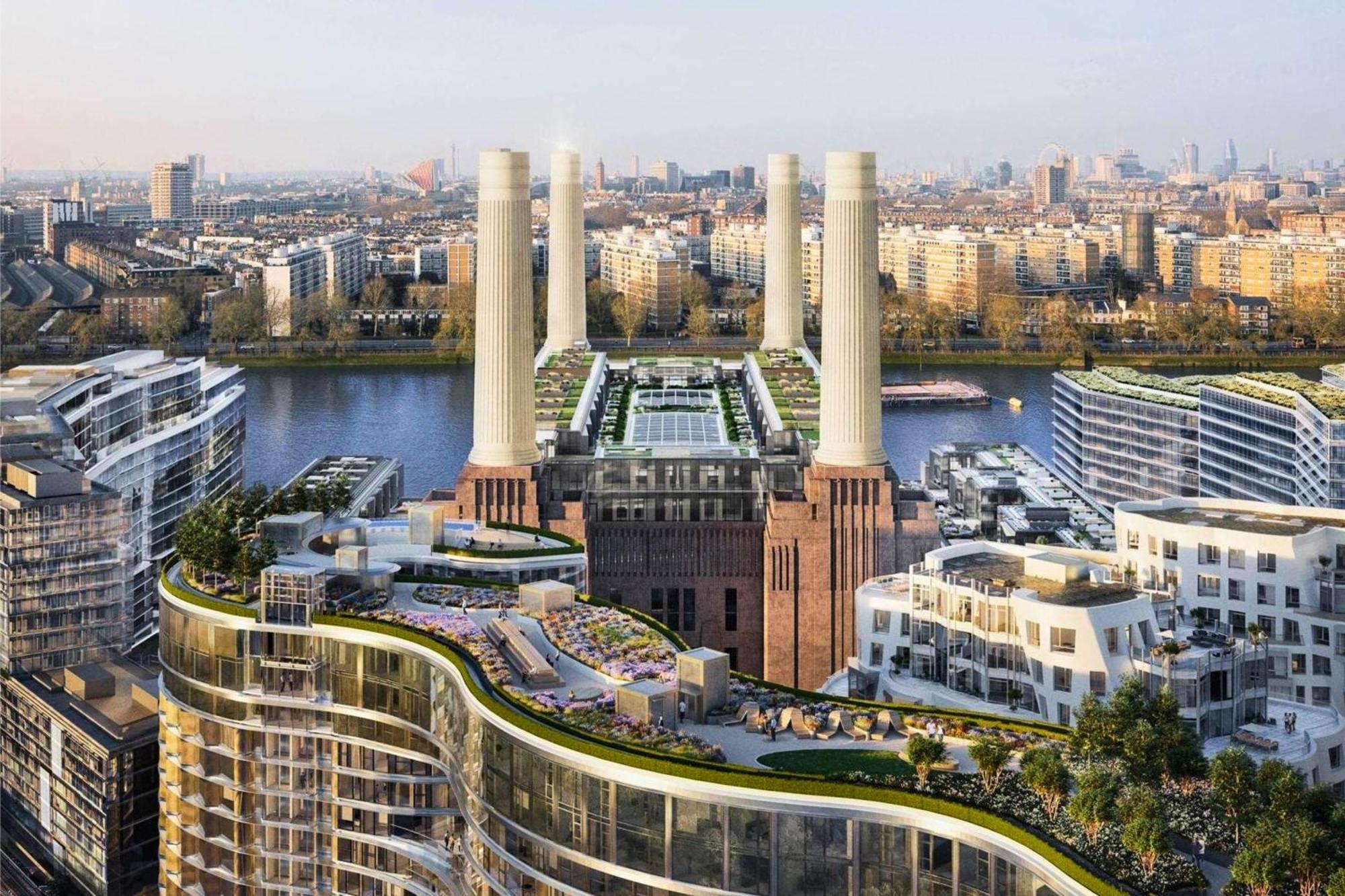 Battersea Power Station - Winter Garden Balcony & 1Gb Wifi - Luxurylondonstays エクステリア 写真
